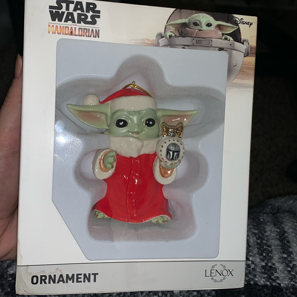 Genuine unopened Lennox Baby Yoda (Grogu) Ornament. In original Box